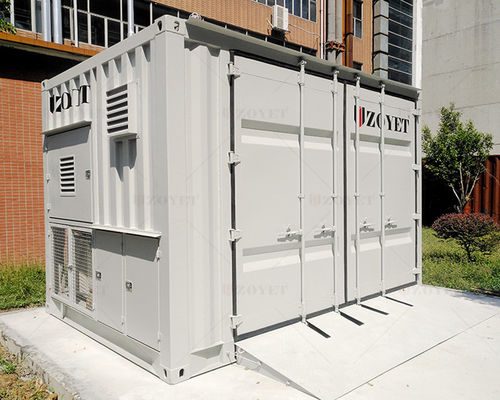 모듈형 설계 중앙 제어실 모니터링 및 Q235B/SPHC 재질의 야외 가스 실린더 저장 컨테이너