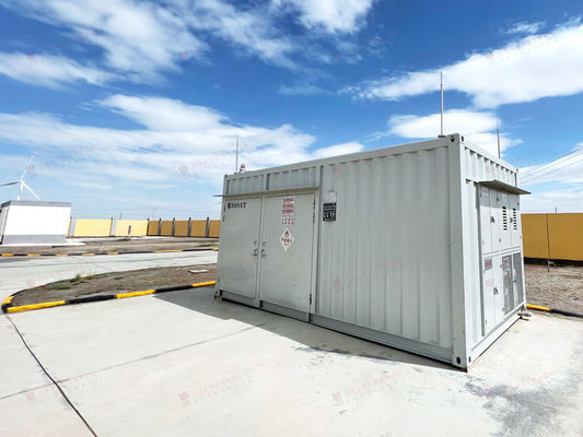 맞춤형 실외 배터리 충전 컨테이너 고강도 난연성 소재 및 지능형 온도 제어 시스템