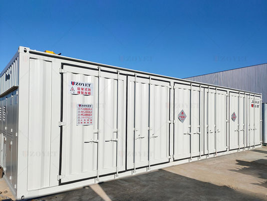 이중 단열 및 맞춤형 용량의 UV 차단 야외 가스통 보관함