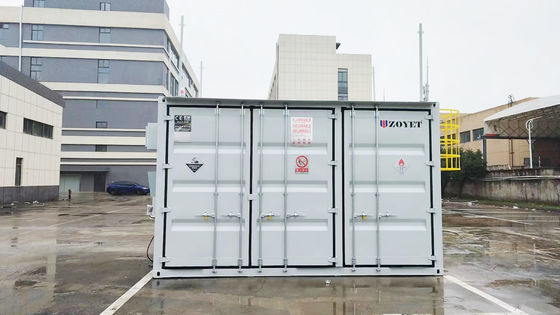 맞춤형 크기 방폭 가스 실린더 보관 용기 (이중 단열 및 온도 제어 기능 포함)