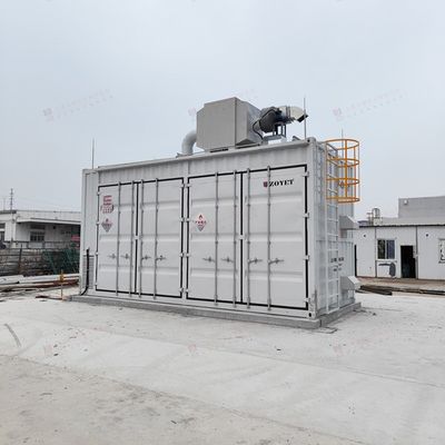 20피트 방폭 야외 배터리 충전 컨테이너 리튬 이온 배터리 테스트 룸 맞춤형 기능 포함