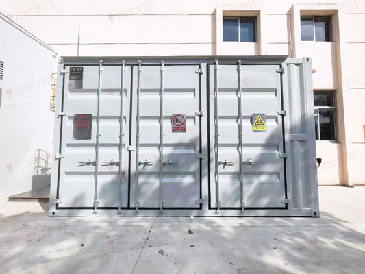 20ft Outdoor Dangerous Goods Chemical Storage 20ft Open Side Door Shipping Containers for Storage