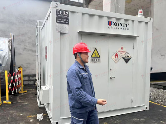 방화성 설계의 화학물질 저장용 맞춤형 위험물 컨테이너